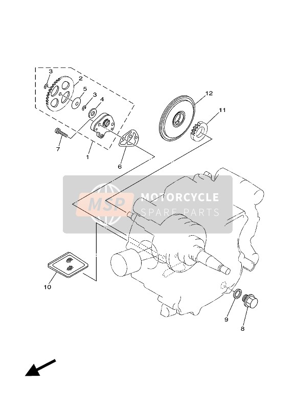 901550600700, Screw, Vlak Fillister(22F), Yamaha, 2